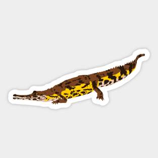 False Gharial Tomistoma Sticker